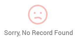 No Record Found